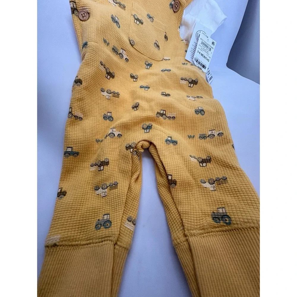 Baby boy size 3-6 months First Impressions Golden Apricot two piece construction